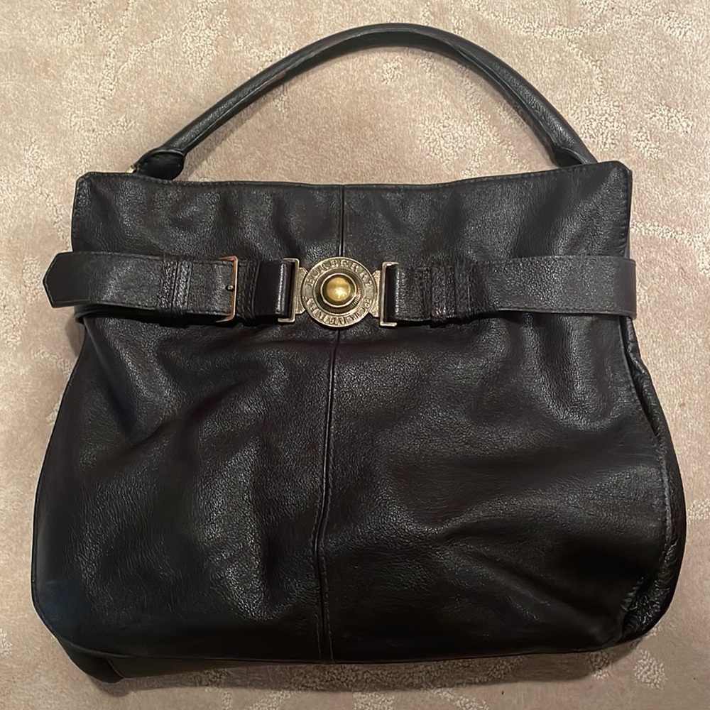 Burberry Leather Langley Black Bag